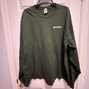 Gildan Remington Green long sleeve tee